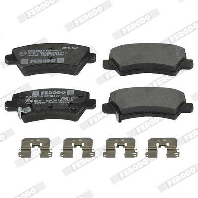 Brake Pad Set, disc brake PREMIER ECO FRICTION FDB5036