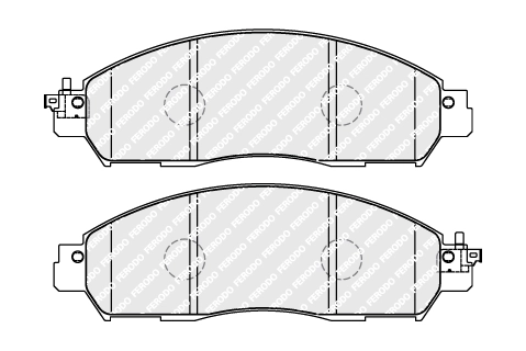 Brake Pad Set, disc brake PREMIER ECO FRICTION FDB5090