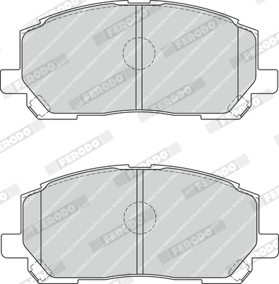 Brake Pad Set, disc brake PREMIER ECO FRICTION FDB1911