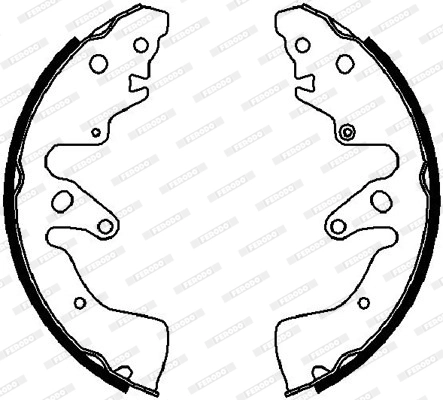 Brake Shoe Set PREMIER FSB4034