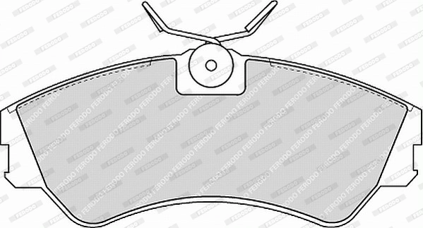 Brake Pad Set, disc brake PREMIER ECO FRICTION FVR785