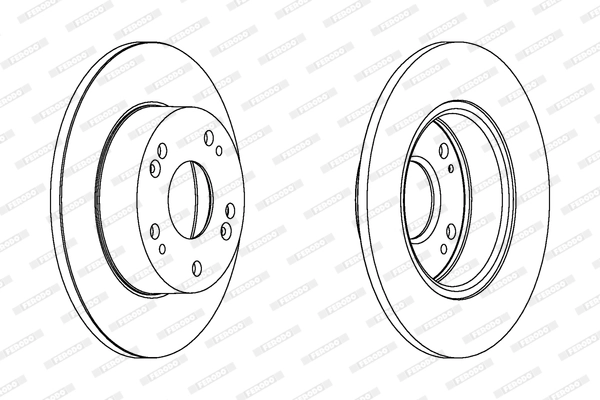 Brake Disc PREMIER Coat+ disc DDF1390C