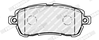 Brake Pad Set, disc brake PREMIER ECO FRICTION FDB5181