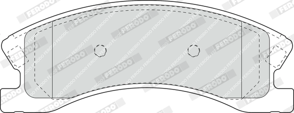 Brake Pad Set, disc brake PREMIER ECO FRICTION FDB1659