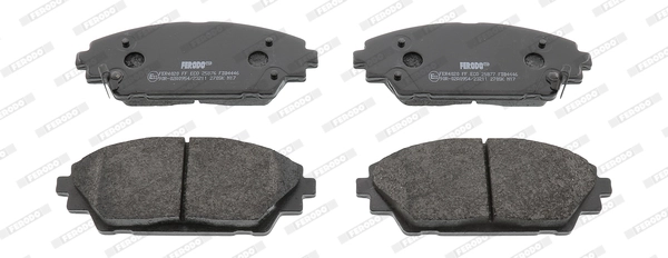 Brake Pad Set, disc brake PREMIER ECO FRICTION FDB4446