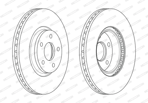 Brake Disc PREMIER DDF1835C-1