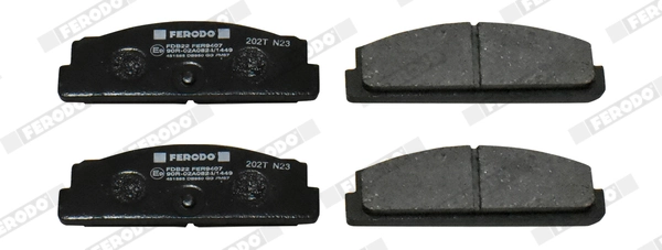 Brake Pad Set, disc brake PREMIER ECO FRICTION FDB22