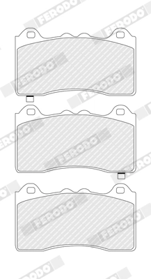 Brake Pad Set, disc brake PREMIER ECO FRICTION FDB5480