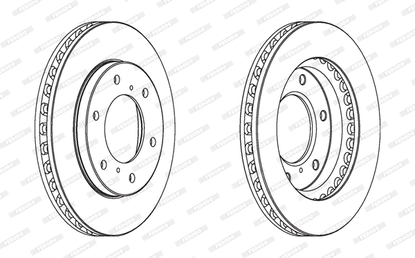 Brake Disc PREMIER Coat+ disc DDF1818C
