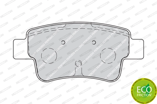 Brake Pad Set, disc brake PREMIER ECO FRICTION FDB1922