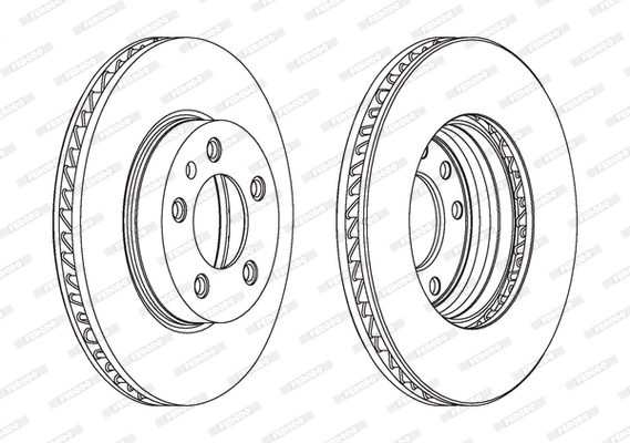 Brake Disc PREMIER DDF1591LC-1