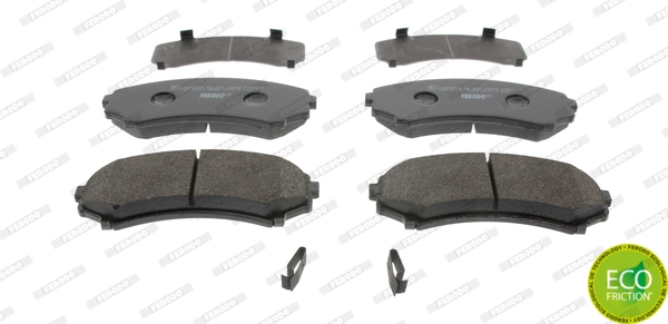 Brake Pad Set, disc brake PREMIER ECO FRICTION FDB1603