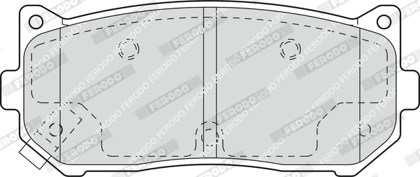 Brake Pad Set, disc brake PREMIER ECO FRICTION FDB1569