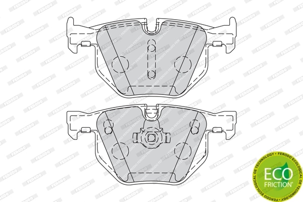 Brake Pad Set, disc brake PREMIER ECO FRICTION FDB1748