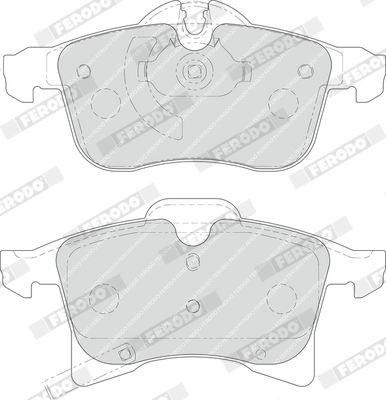 Brake Pad Set, disc brake PREMIER ECO FRICTION FDB1640
