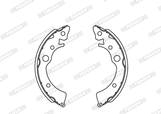 Brake Shoe Set PREMIER FSB204