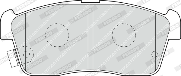 Brake Pad Set, disc brake PREMIER ECO FRICTION FDB1532