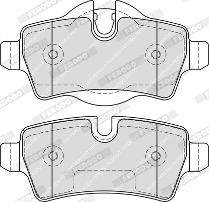 Brake Pad Set, disc brake PREMIER ECO FRICTION FDB1975