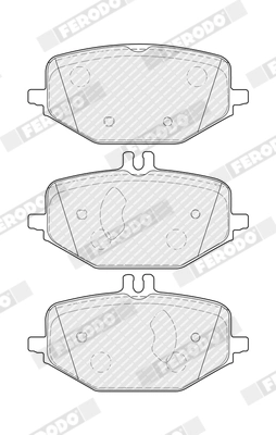 Brake Pad Set, disc brake PREMIER ECO FRICTION FDB5375