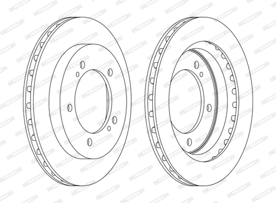 Brake Disc PREMIER DDF1687C