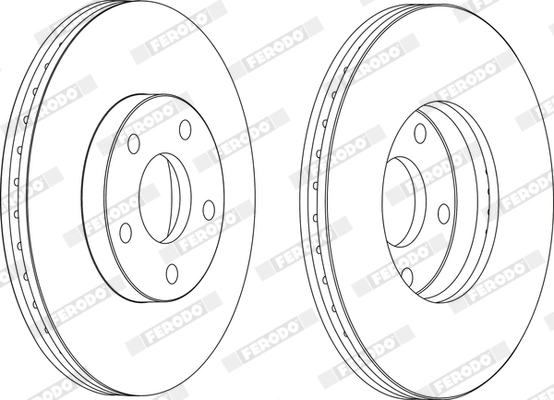Brake Disc PREMIER Coat+ disc DDF1172C