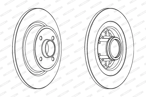 Brake Disc PREMIER DDF1381C-1