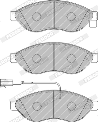 Brake Pad Set, disc brake PREMIER ECO FRICTION FVR1923