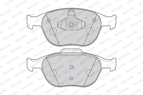 Brake Pad Set, disc brake PREMIER ECO FRICTION FVR1568