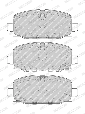 Brake Pad Set, disc brake PREMIER FDB5049