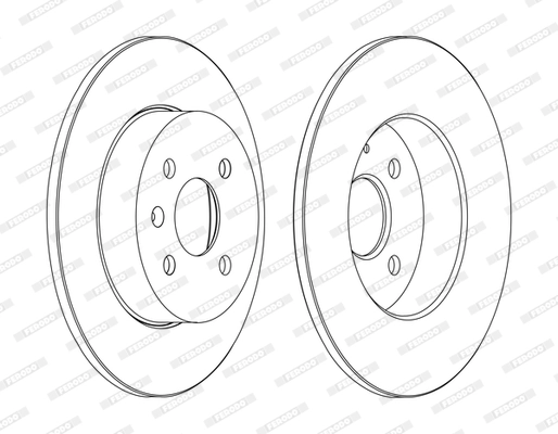 Brake Disc PREMIER Coat+ disc DDF1313C
