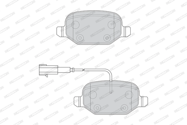 Brake Pad Set, disc brake PREMIER ECO FRICTION FDB4692