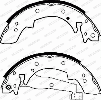 Brake Shoe Set PREMIER FSB173