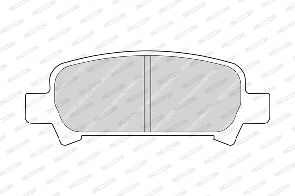 Brake Pad Set, disc brake PREMIER FDB1333