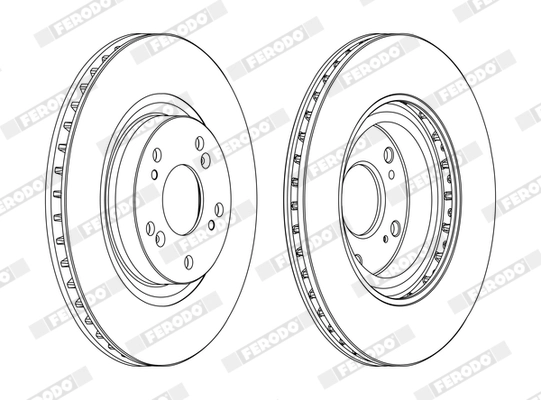 Brake Disc PREMIER DDF1596C
