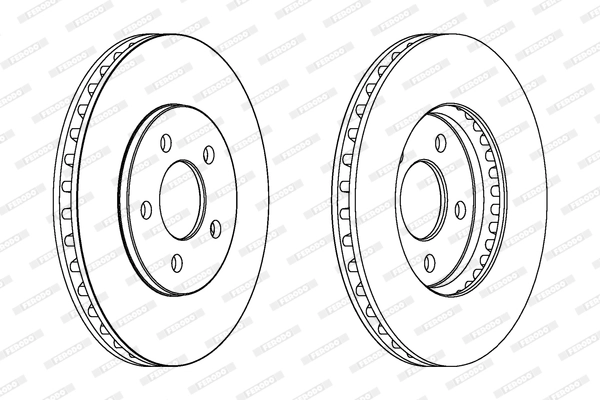 FERODO DDF1407 Brake Disc