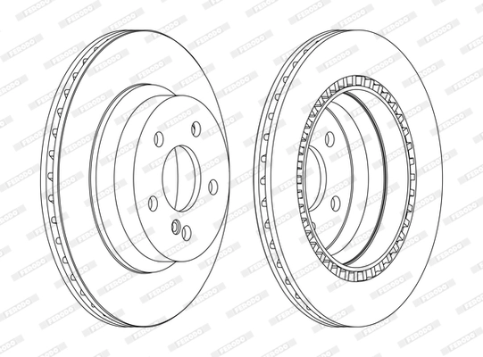 Brake Disc PREMIER DDF1672C