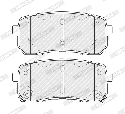 Brake Pad Set, disc brake PREMIER ECO FRICTION FDB5484
