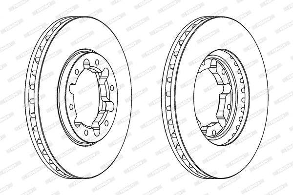 Brake Disc PREMIER DDF1552C-1