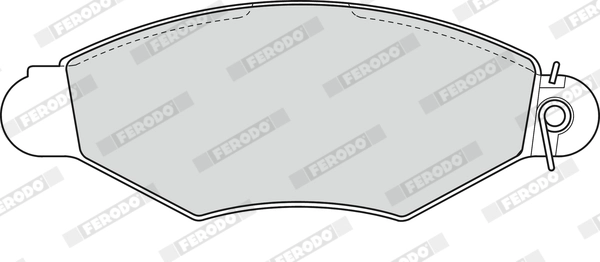 Brake Pad Set, disc brake PREMIER ECO FRICTION FDB1135