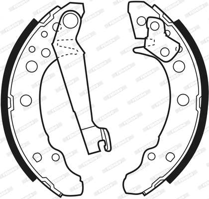 Brake Shoe Set PREMIER FSB191