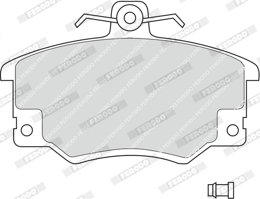 Brake Pad Set, disc brake PREMIER ECO FRICTION FDB370