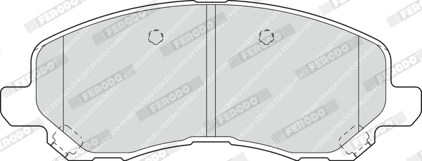 Brake Pad Set, disc brake PREMIER ECO FRICTION FDB1621