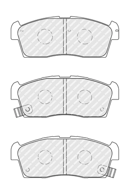 Brake Pad Set, disc brake PREMIER ECO FRICTION FDB1812