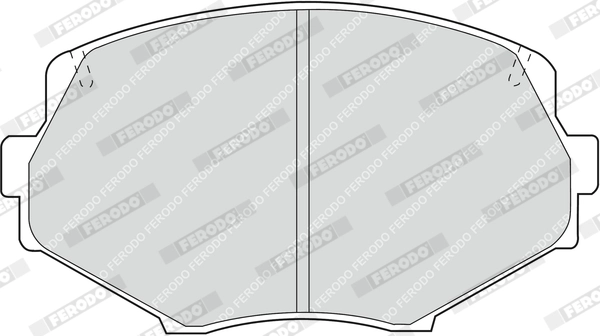 Brake Pad Set, disc brake PREMIER ECO FRICTION FDB1011