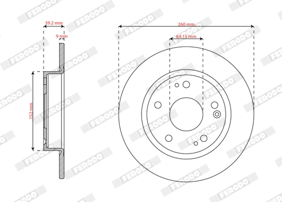 Brake Disc PREMIER DDF3179C