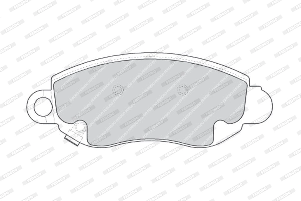 Brake Pad Set, disc brake PREMIER ECO FRICTION FVR1381