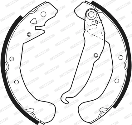 Brake Shoe Set PREMIER FSB545