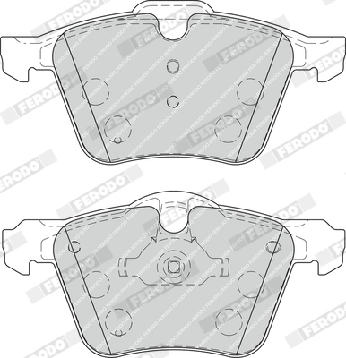 Brake Pad Set, disc brake PREMIER ECO FRICTION FDB1898