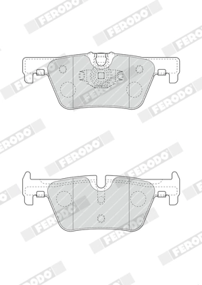 Brake Pad Set, disc brake FUSE+ Technology FDB4670