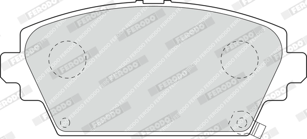 Brake Pad Set, disc brake PREMIER ECO FRICTION FDB1439